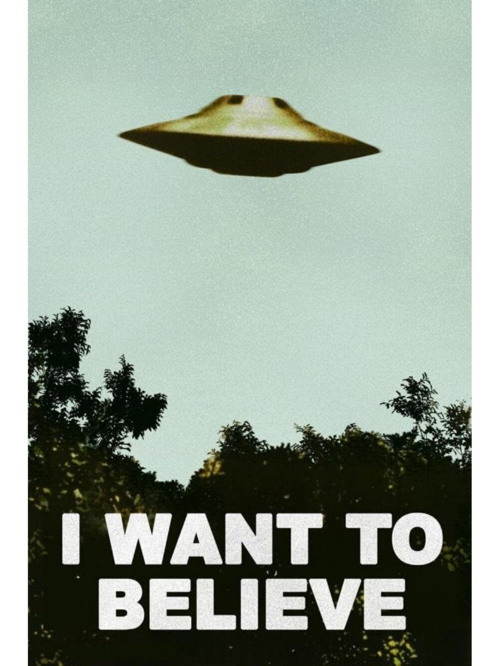 Cool 90s UFO Alien Poster - Sci-Fi Fantasy Wall Art Print for Unique Room Decor
